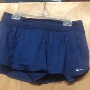 Nike swim shorts size large dark blue